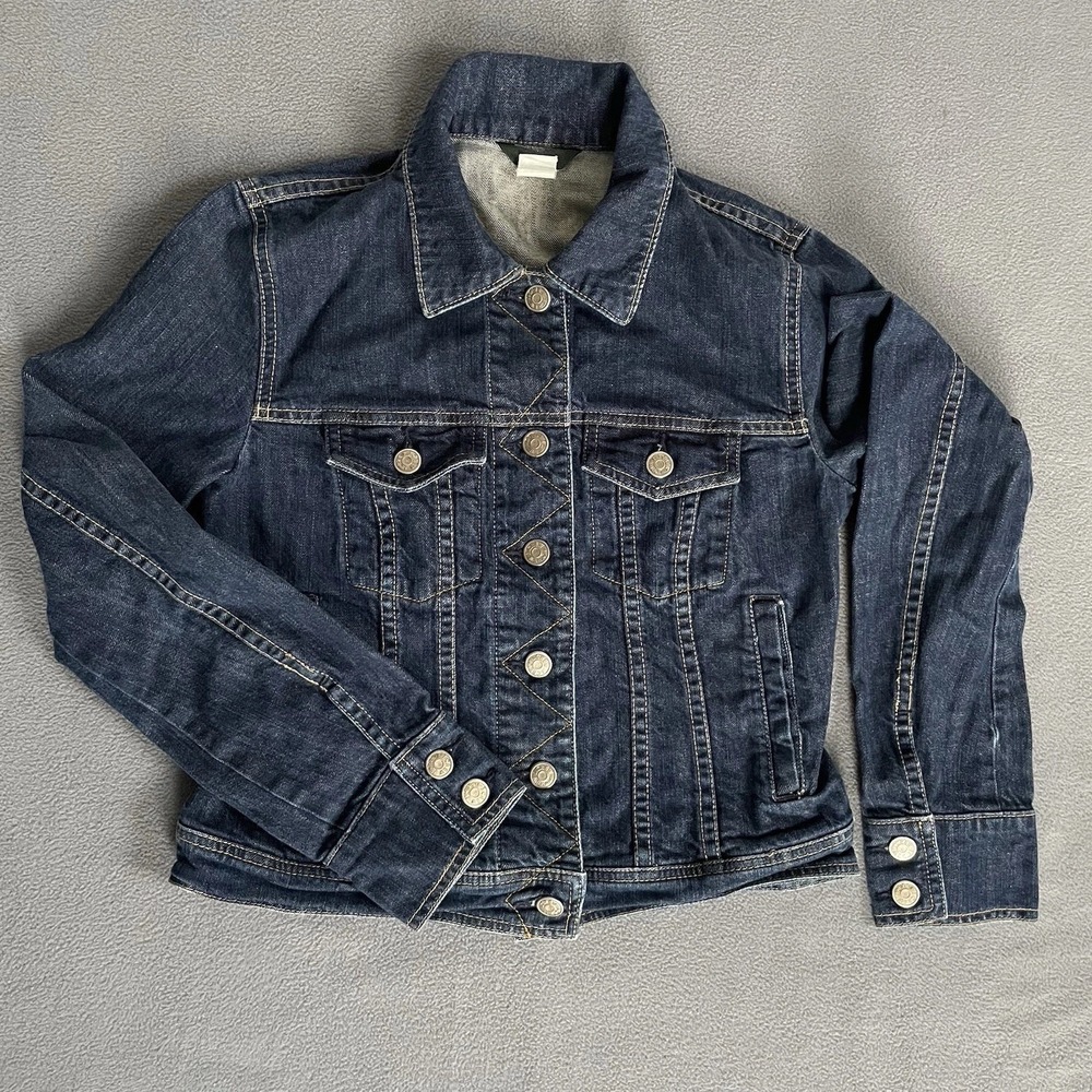J.‎ Crew Women's Classic Jean Jacket Blue Denim Trucker Size Xs